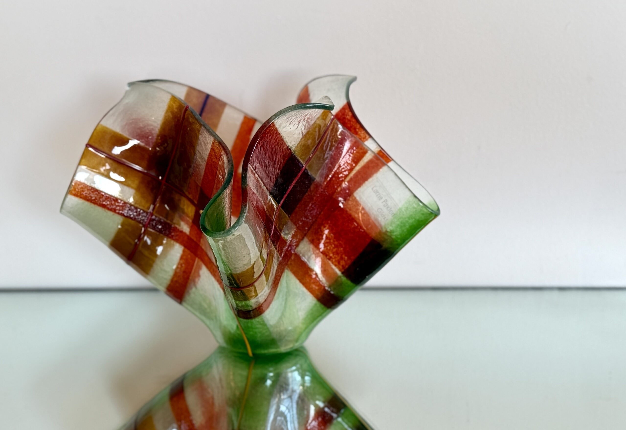 Tartan Handkerchief Vase - Image 3