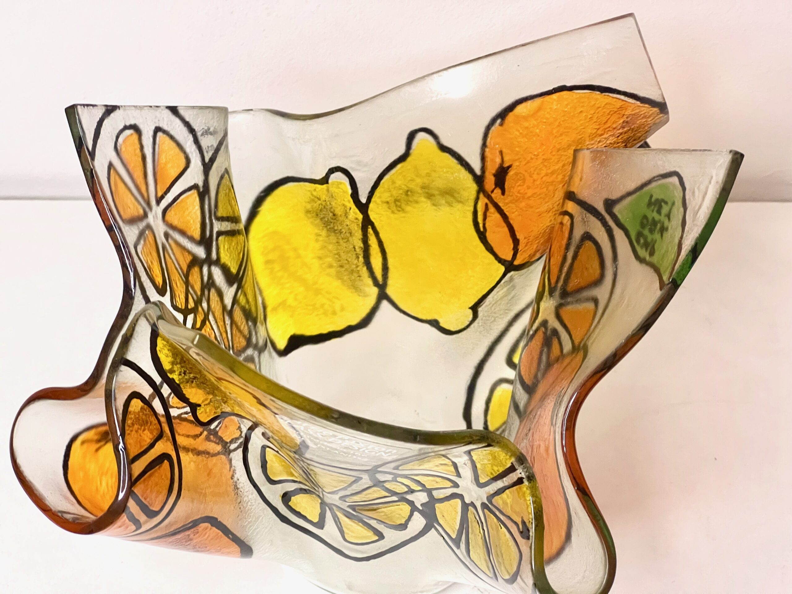 ORANGES & LEMONS Retro Handkerchief Vase - Image 6
