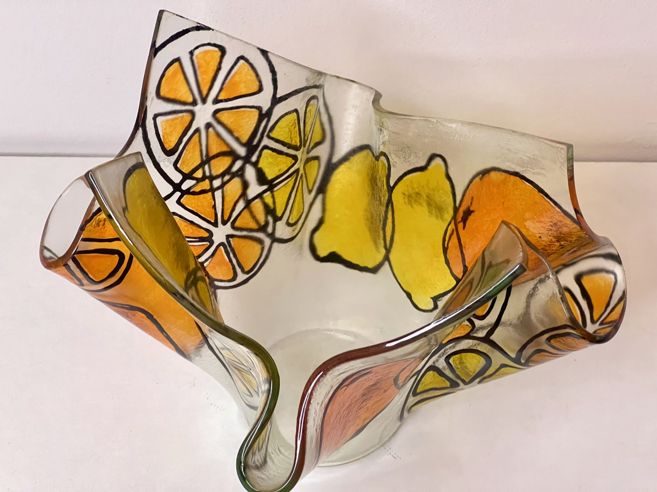 ORANGES & LEMONS Retro Handkerchief Vase - Image 5