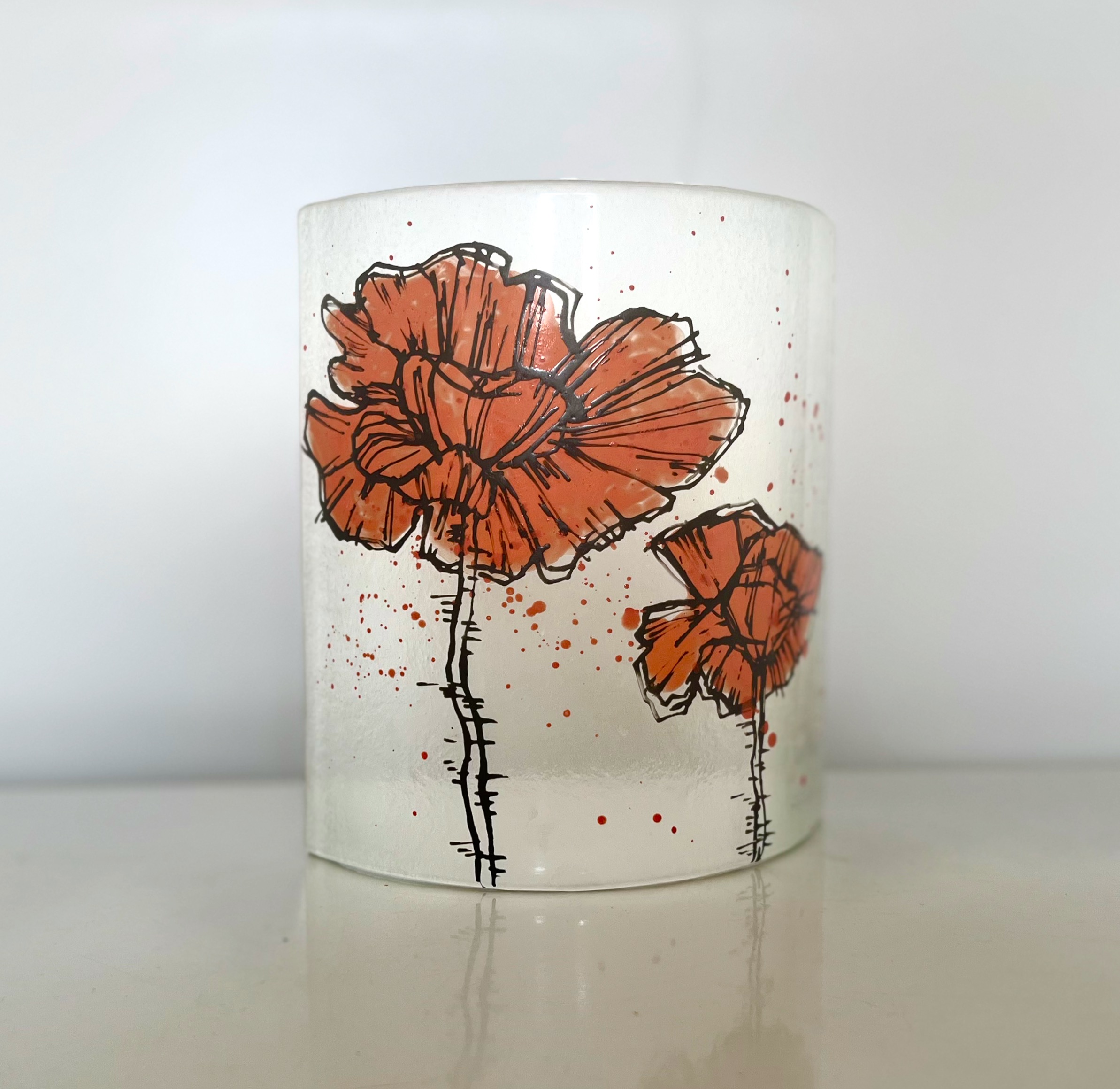 Orange/ Red Poppy Curve, A - Image 2