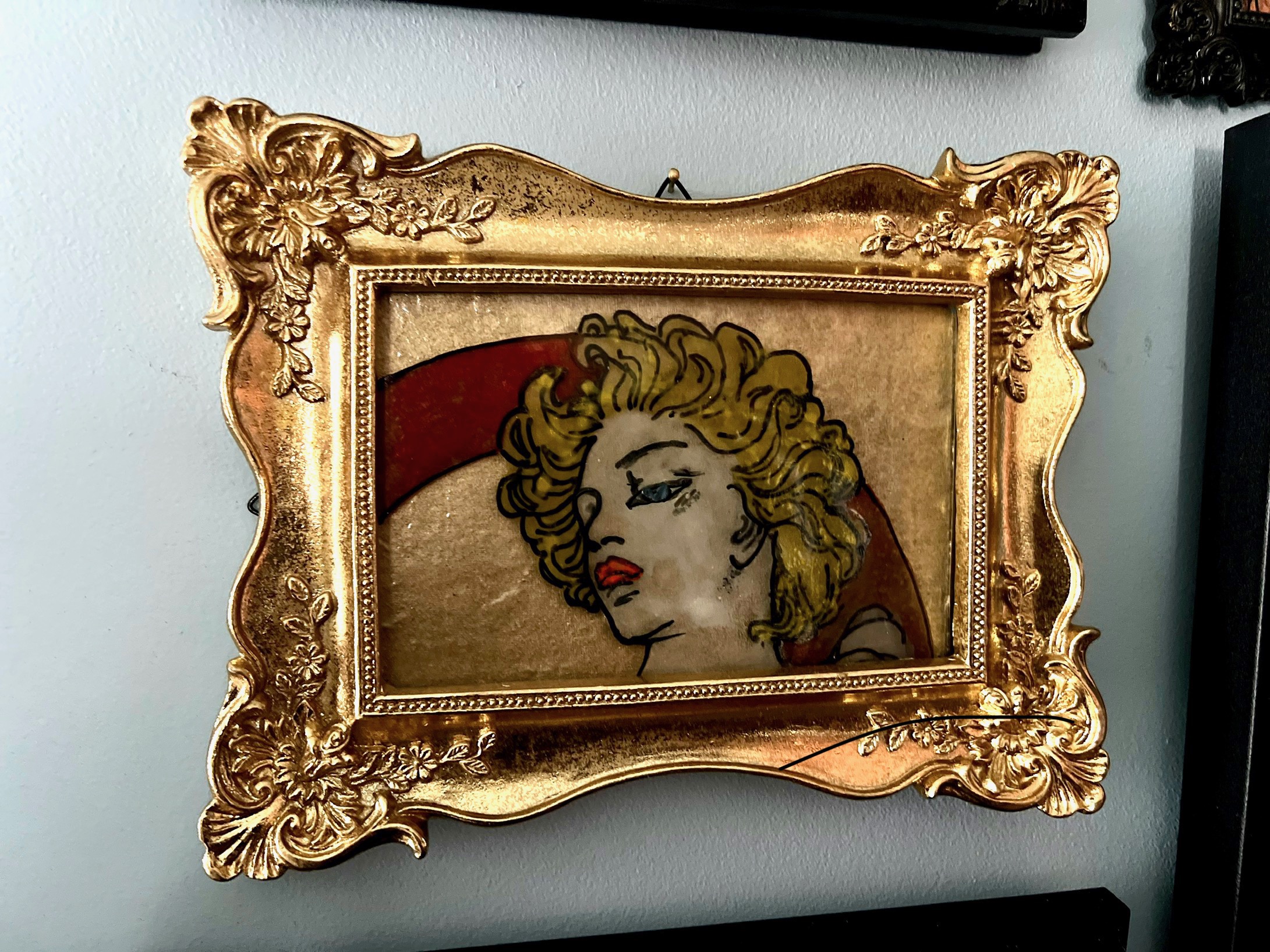 Small Gold Framed , Portrait